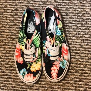 Women’s floral vans